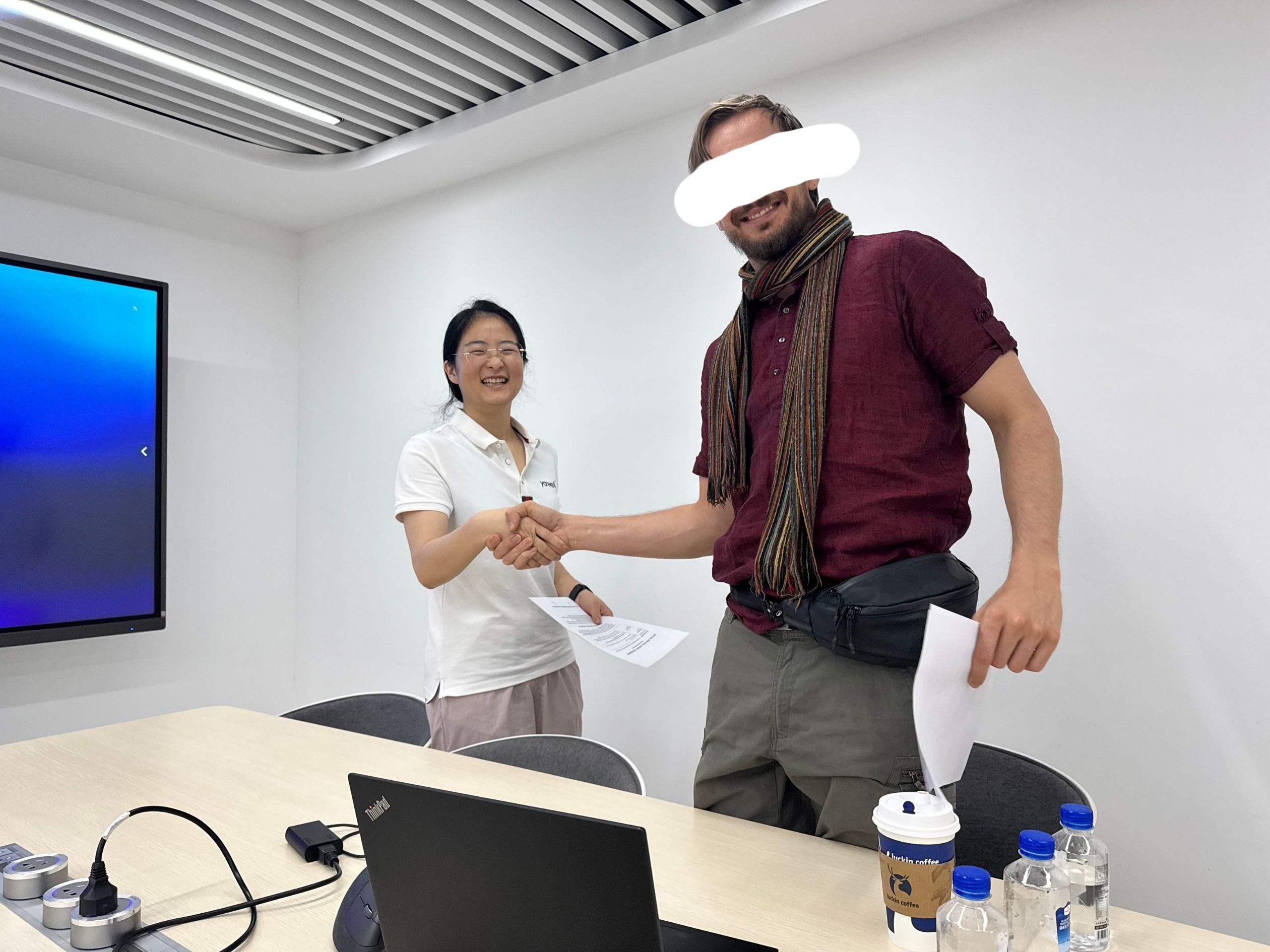 Factory partnership signing in Shenzhen