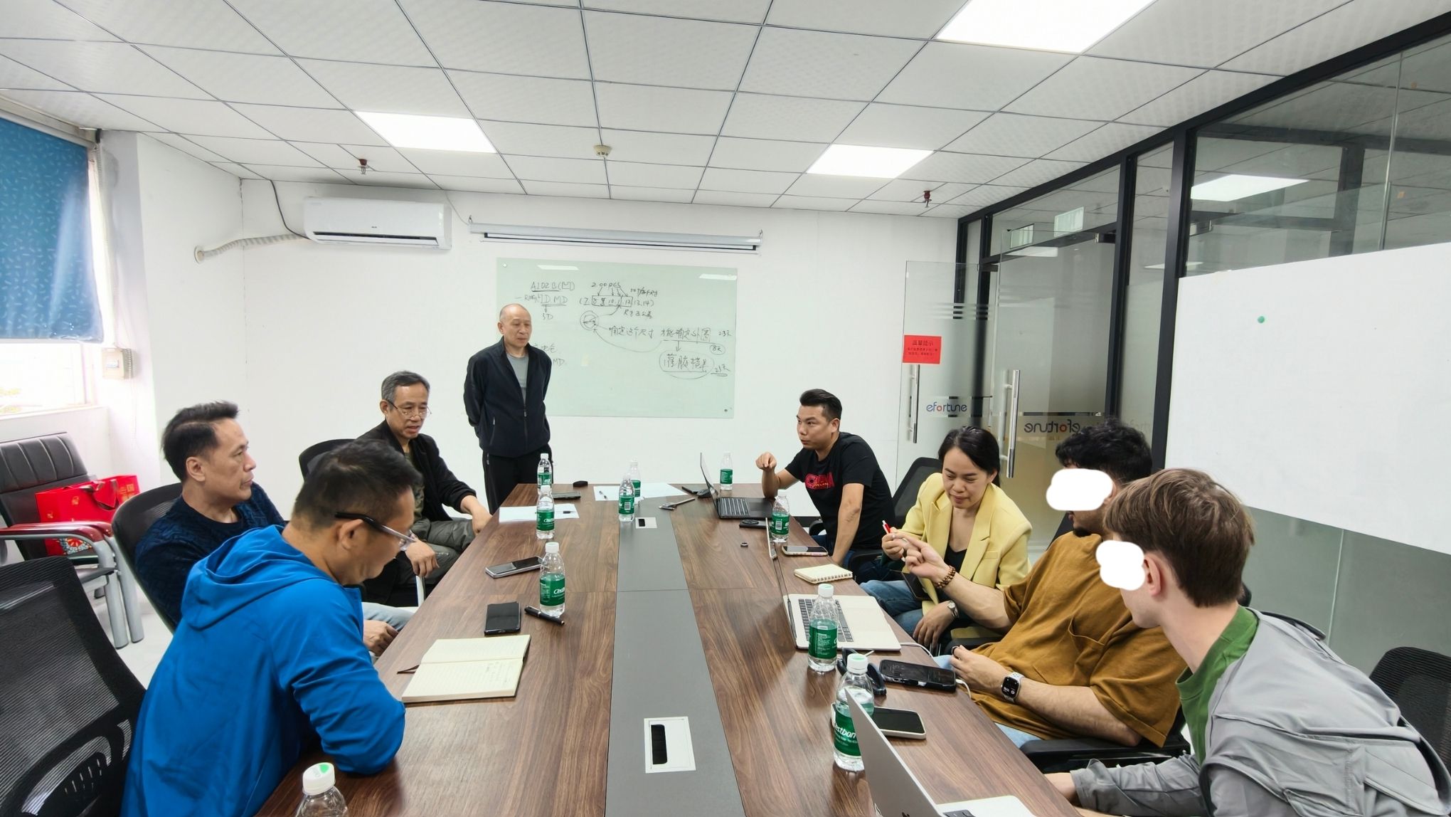 Supplier review with a wearables manufacturer